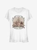 Disney Snow White And The Seven Dwarfs Snow White And Friends Girls T-Shirt | Trending Graphic Tee For Fans
