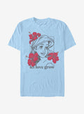 Disney The Little Mermaid Ariel Floral T-Shirt | Trending Graphic Tee For Fans