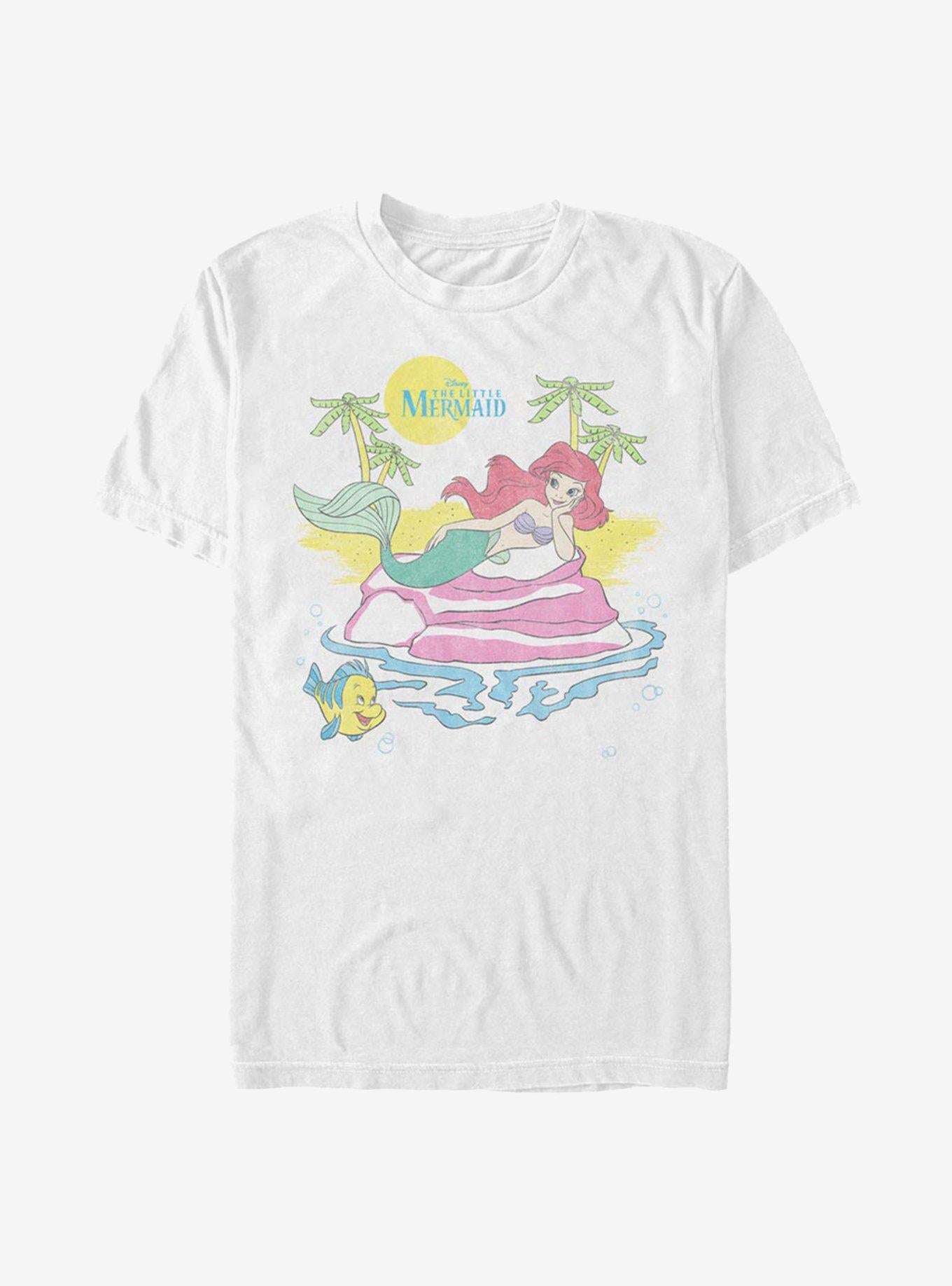 Disney The Little Mermaid Beach Ariel T-Shirt | Trending Graphic Tee For Fans