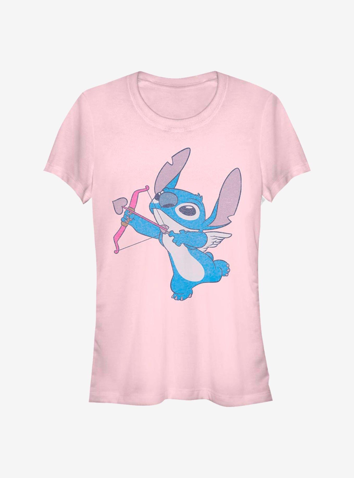 Disney Lilo & Stitch Love Shot Girls T-Shirt | Trending Graphic Tee For Fans
