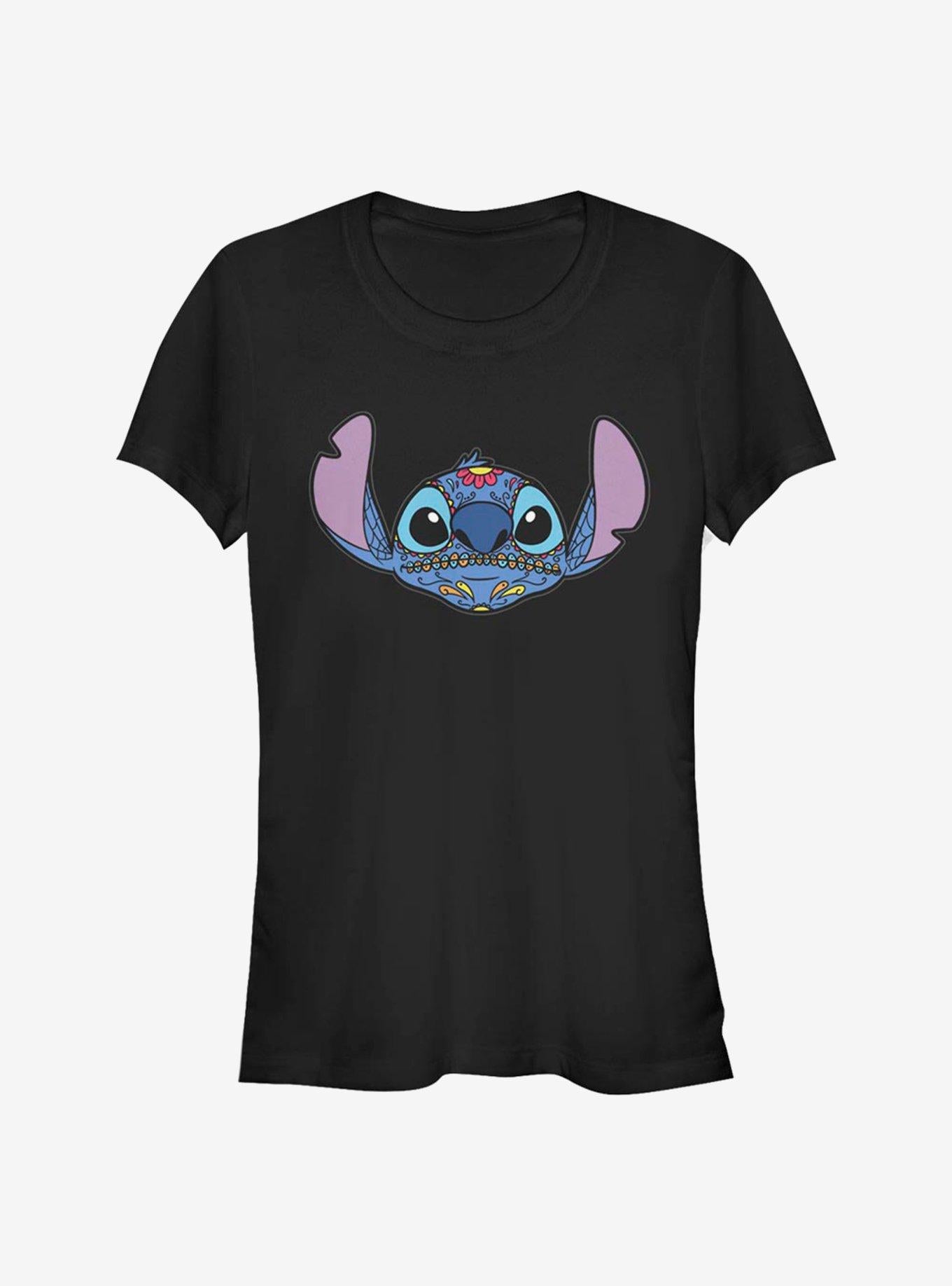 Disney Lilo & Stitch Sugar Skull Stitch Girls T-Shirt | Trending Graphic Tee For Fans