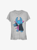 Disney Lilo & Stitch Vampire Stitch Girls T-Shirt | Trending Graphic Tee For Fans