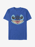 Disney Lilo & Stitch Face Large T-Shirt | Trending Graphic Tee For Fans