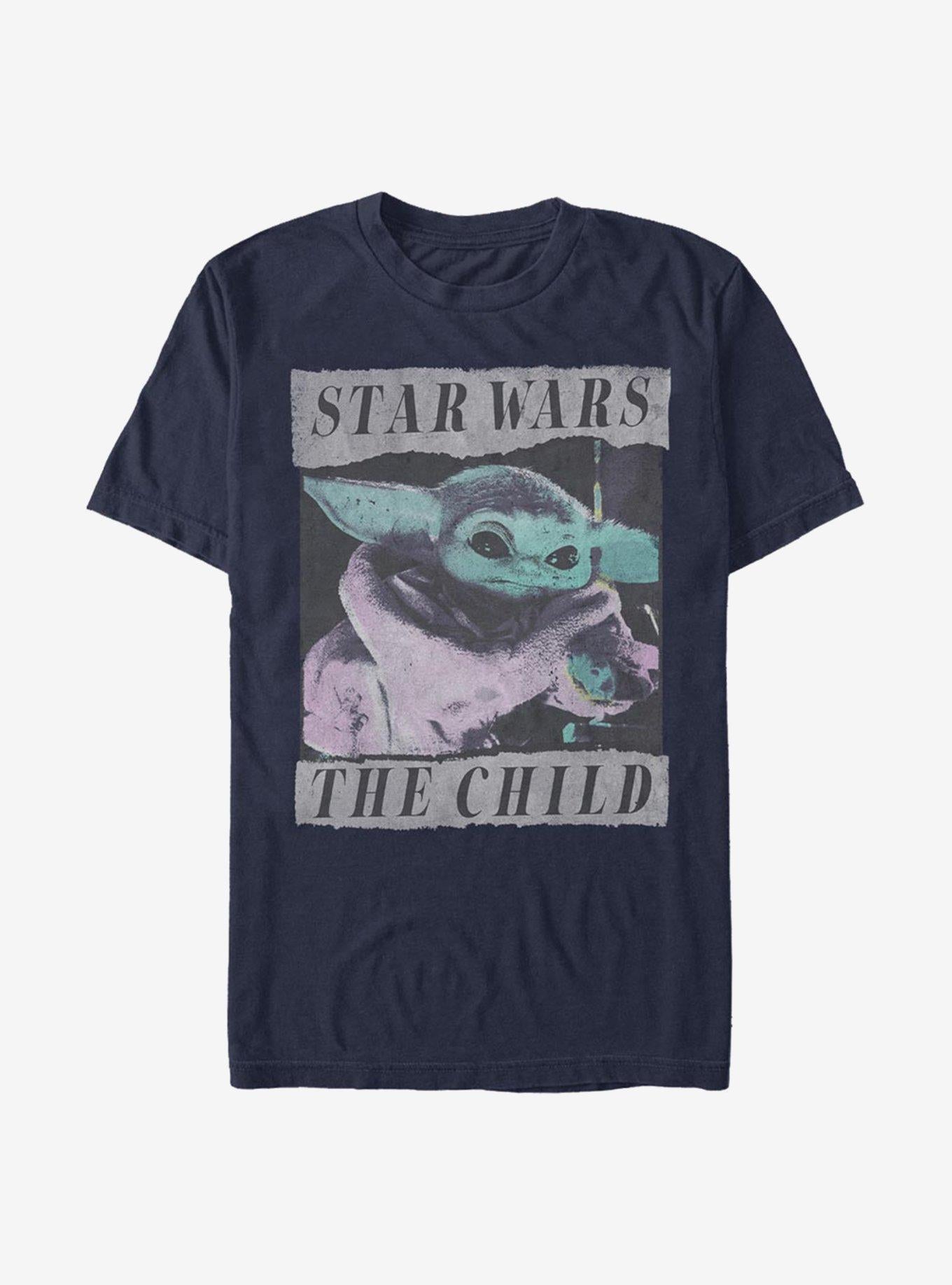 Star Wars The Mandalorian The Child Grunge Photo T-Shirt | Trending Graphic Tee For Fans