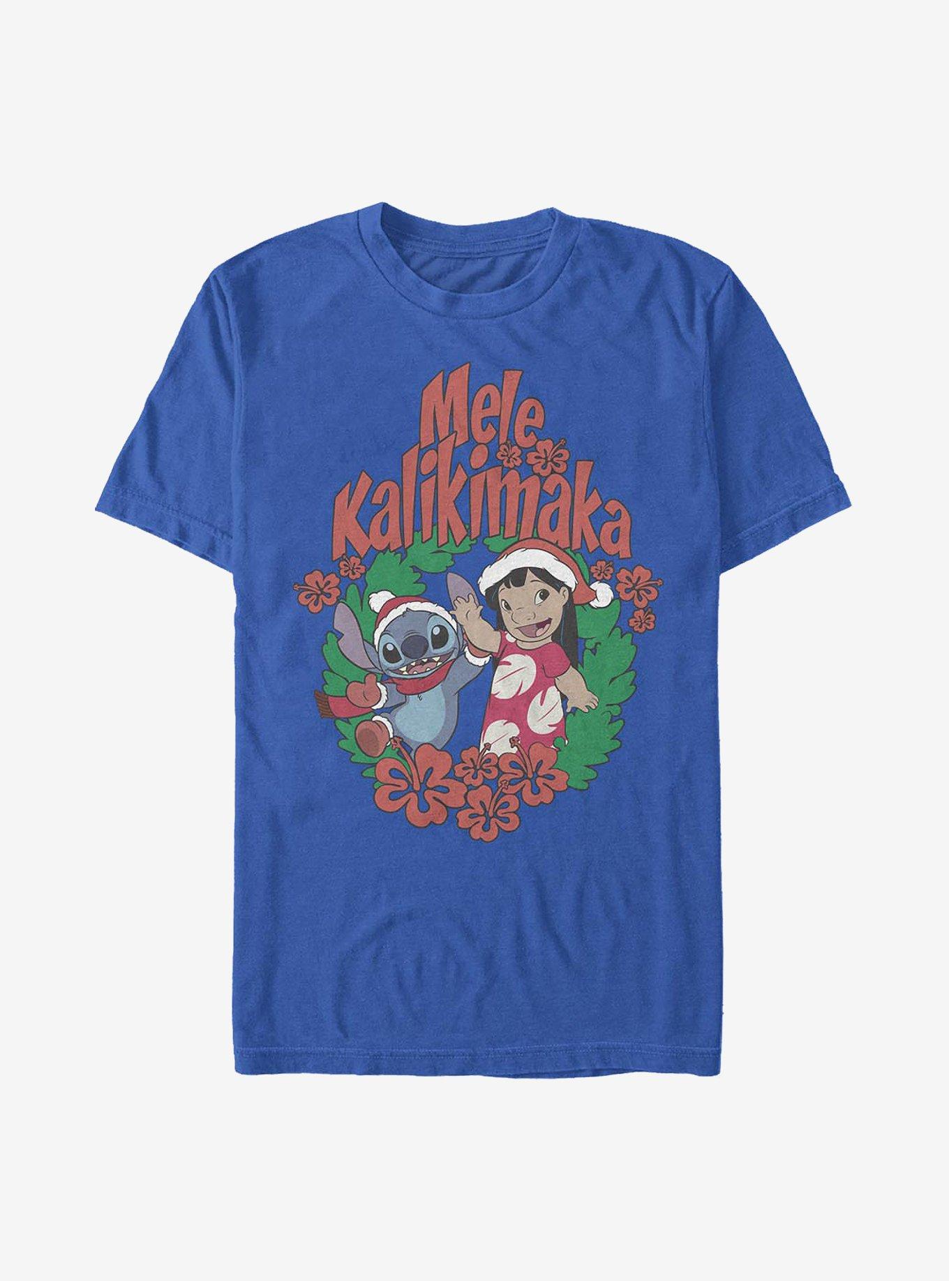 Disney Lilo & Stitch Mele Kalikimaka Stitch T-Shirt | Trending Graphic Tee For Fans