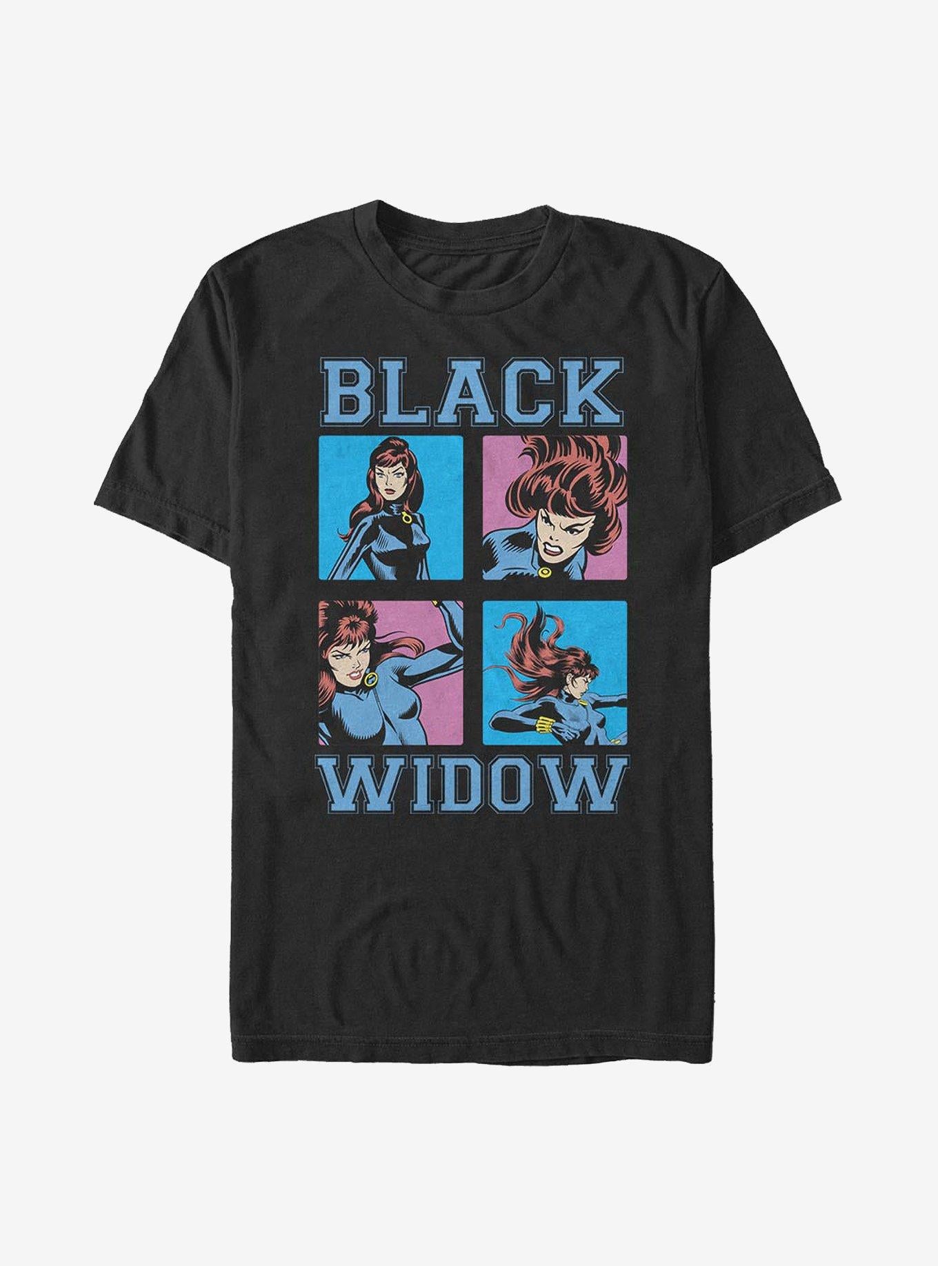 Marvel Black Widow Pop Art T-Shirt | Trending Graphic Tee For Fans