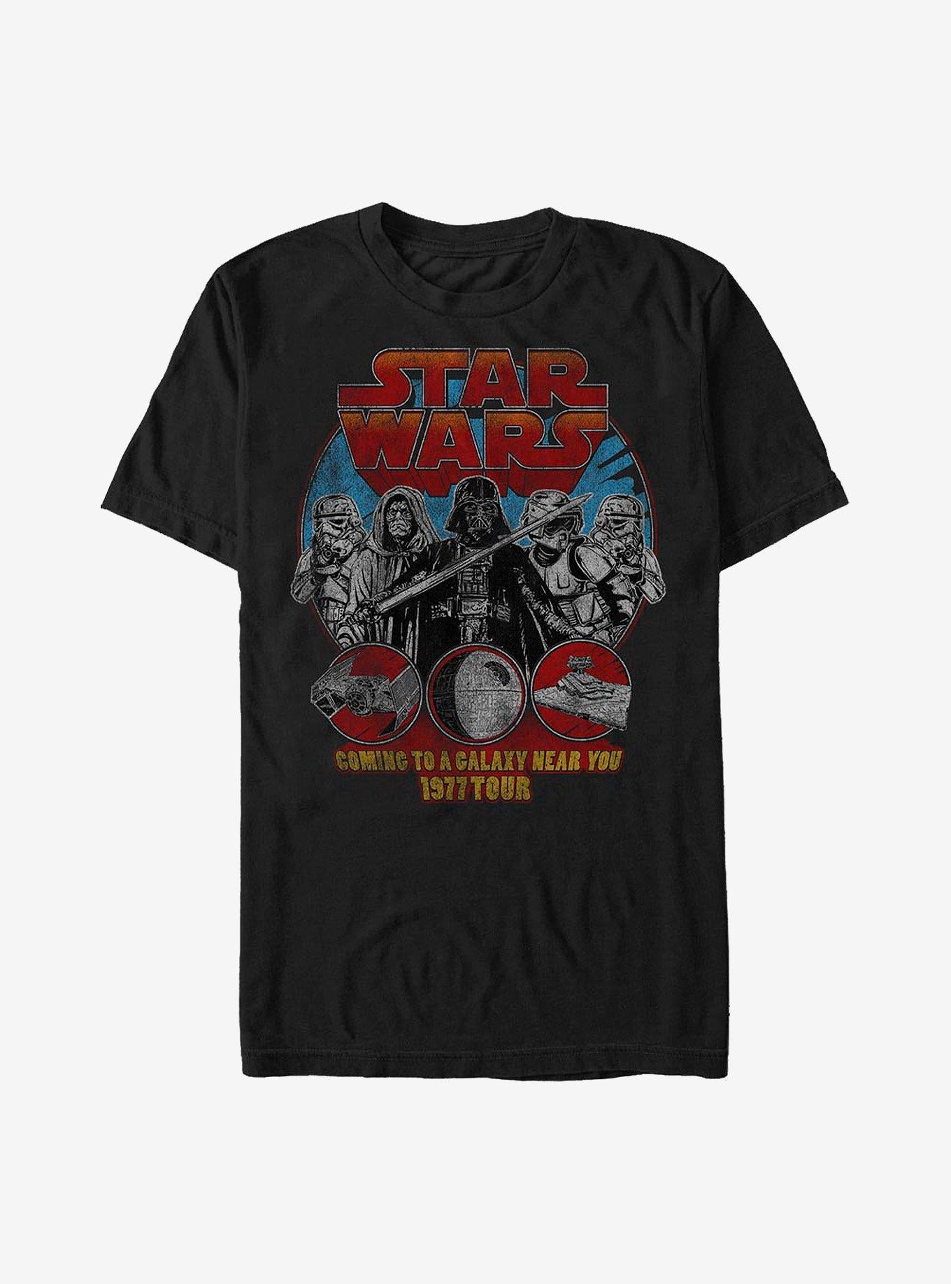 Star Wars 77 Tour T-Shirt | Trending Graphic Tee For Fans