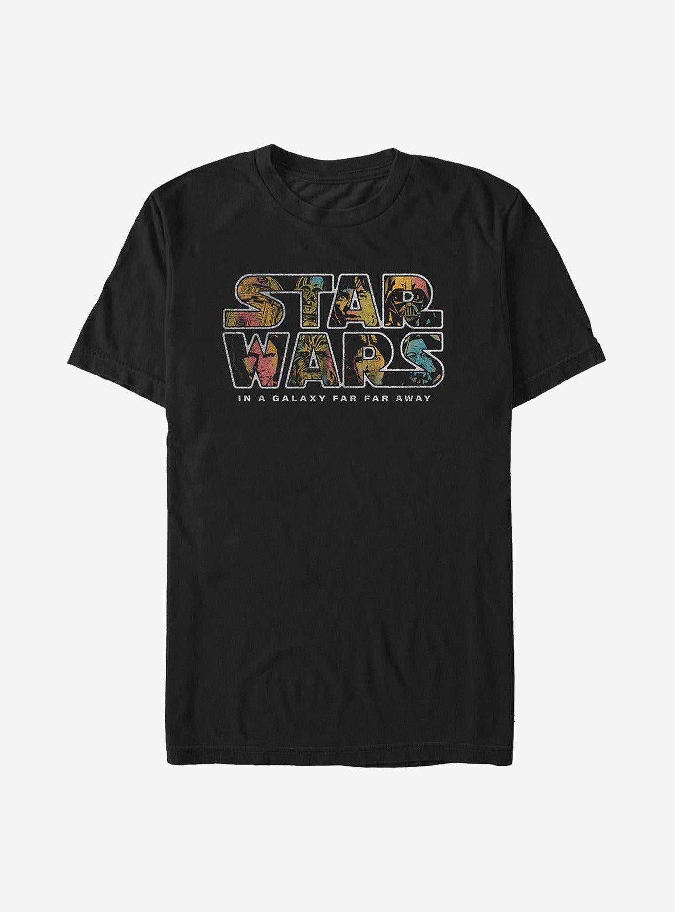 Star Wars Pop Logo Fill T-Shirt | Trending Graphic Tee For Fans