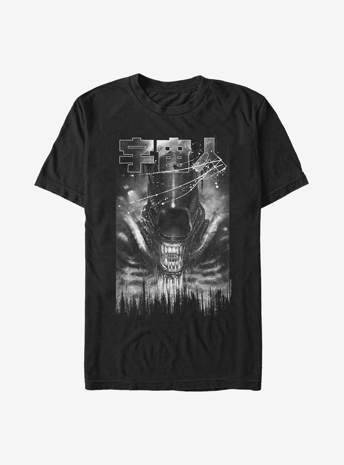 Alien Splatter Poster T-Shirt | Trending Graphic Tee For Fans