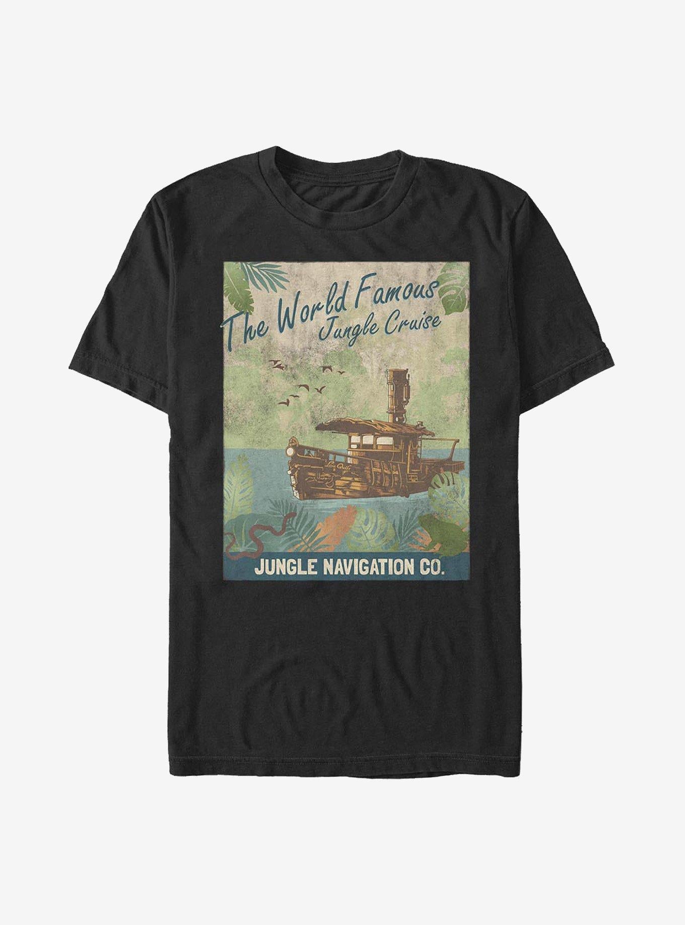 Disney Jungle Cruise Vintage Poster T-Shirt | Trending Graphic Tee For Fans