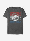Jurassic Park Logo Repeat T-Shirt | Trending Graphic Tee For Fans