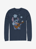 Disney Lilo & Stitch Flowers Long-Sleeve T-Shirt | Trending Graphic Tee For Fans