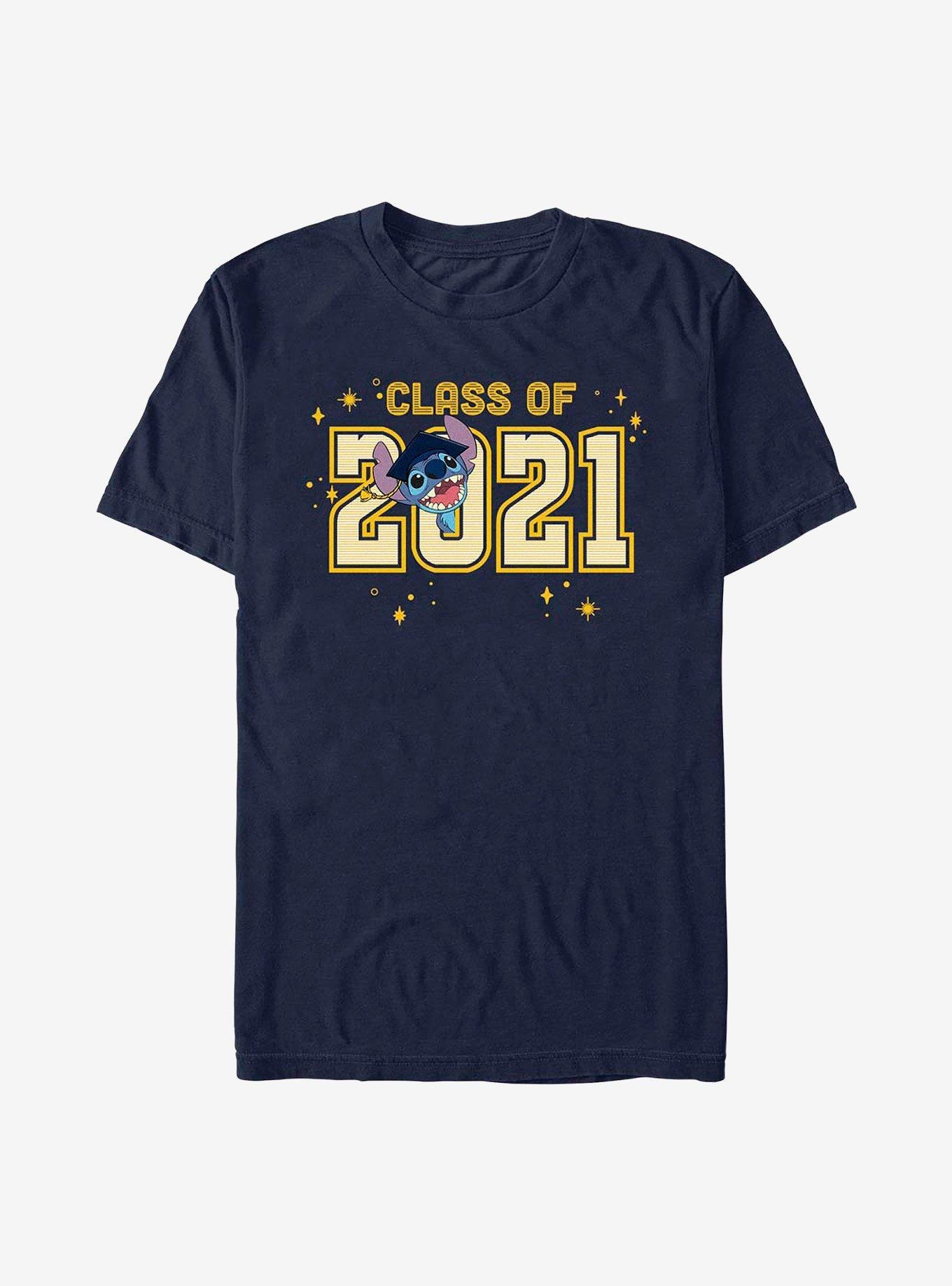 Disney Lilo & Stitch Class Of 2021 T-Shirt | Trending Graphic Tee For Fans