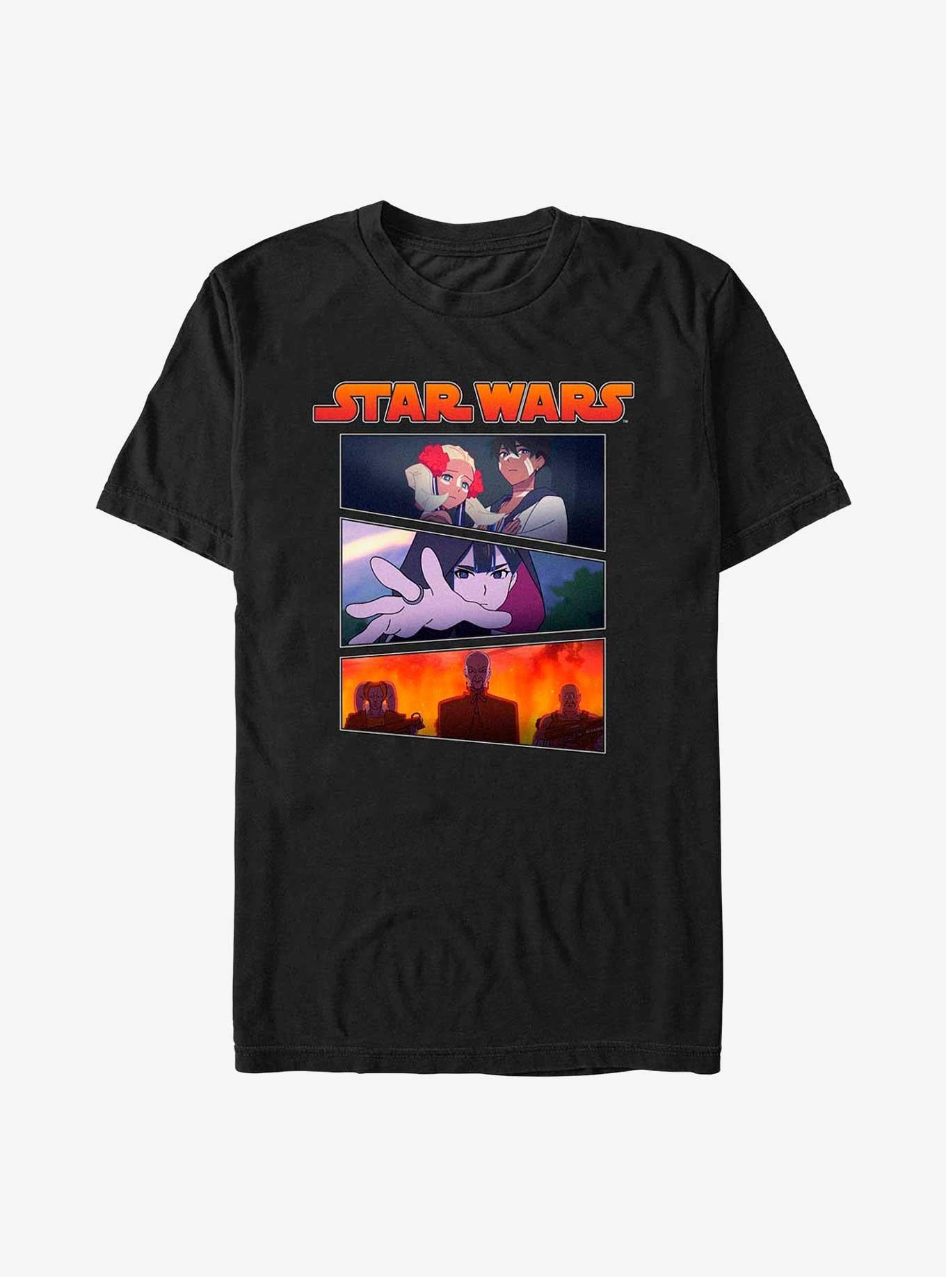 Star Wars Visions Village Panels T-Shirt | Trending Graphic Tee For Fans