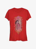 Disney Sleeping Beauty Aurora And Philip Girls T-Shirt | Trending Graphic Tee For Fans