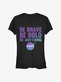 NASA Be Bold Girls T-Shirt | Trending Graphic Tee For Fans