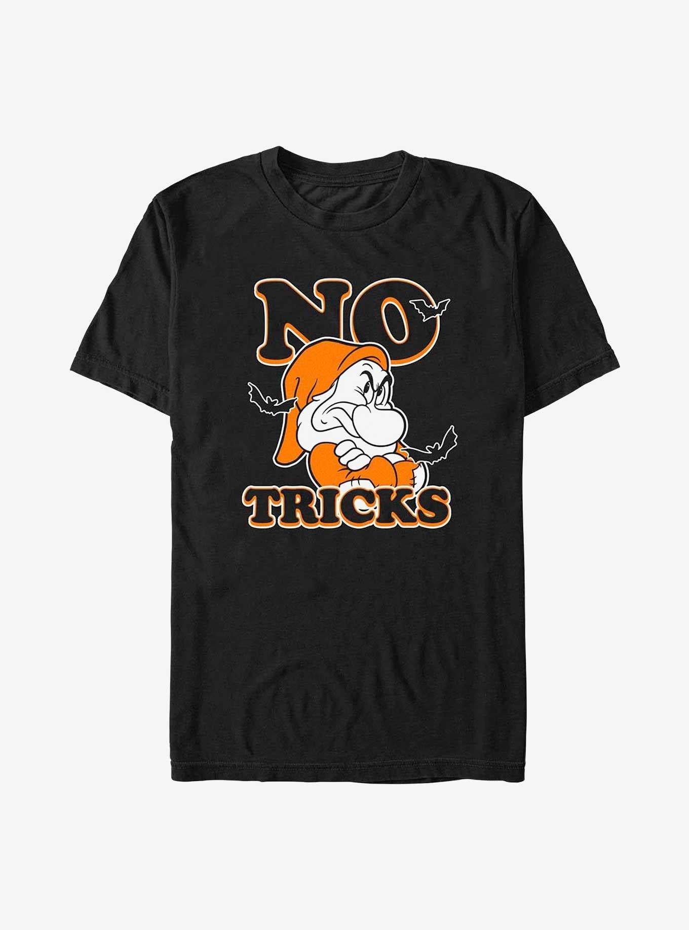 Disney Snow White And The Seven Dwarfs Grumpy No Tricks T-Shirt | Trending Graphic Tee For Fans