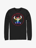 Disney Lilo And Stitch Ohana Means Family Rainbow Pride Long-Sleeve T-Shirt | Trending Graphic Tee For Fans