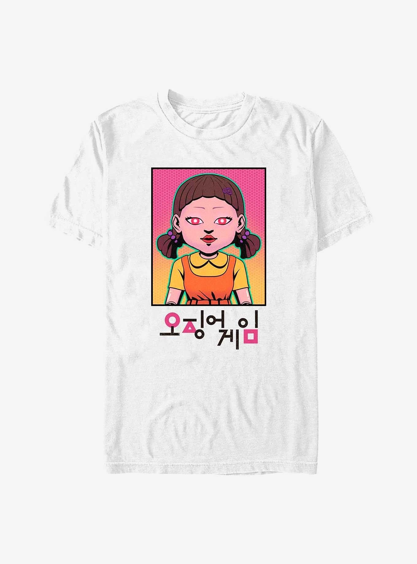 Squid Game Neon Doll T-Shirt | Trending Graphic Tee For Fans