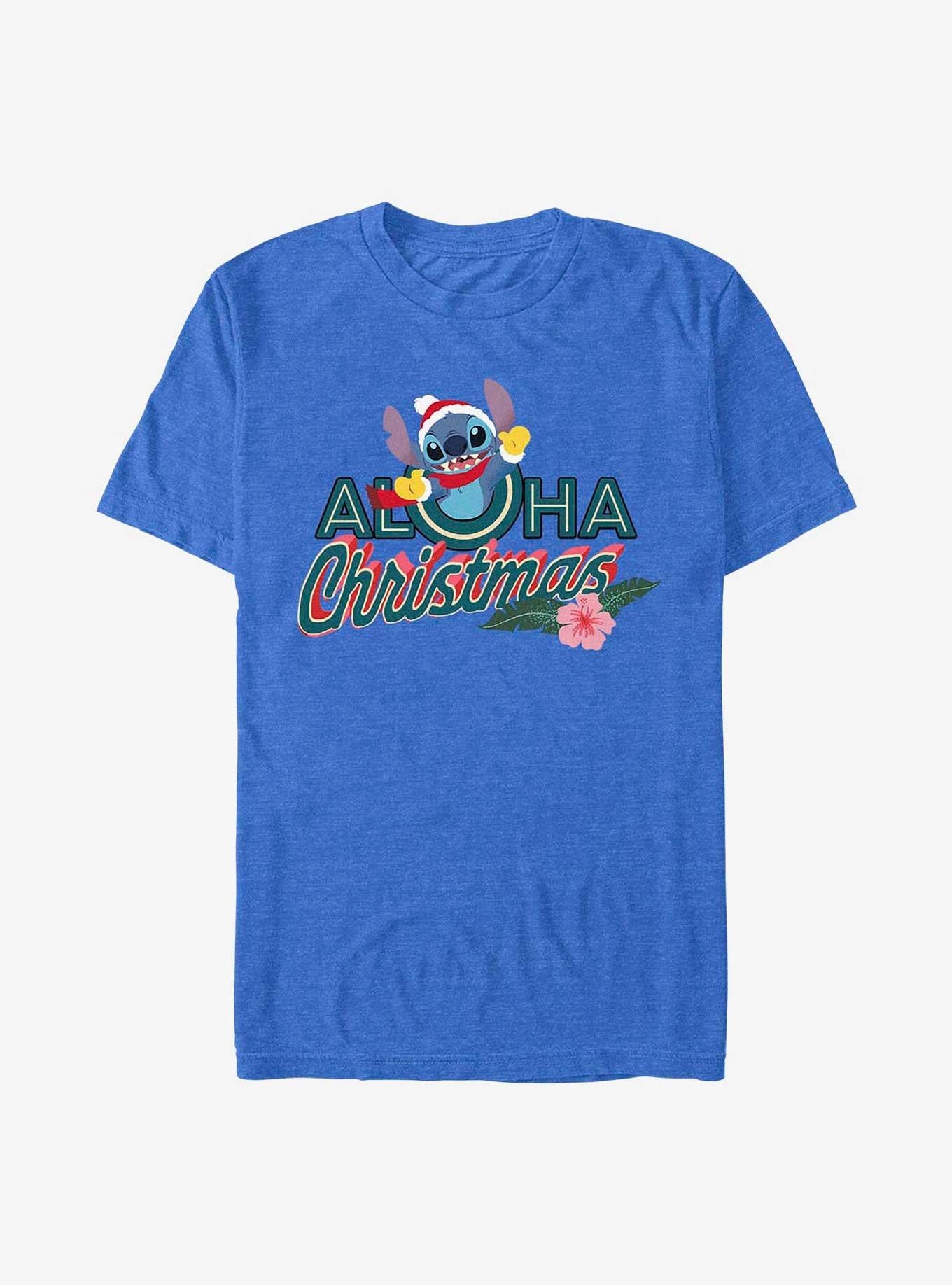 Disney Lilo & Stitch Aloha Christmas T-Shirt | Trending Graphic Tee For Fans