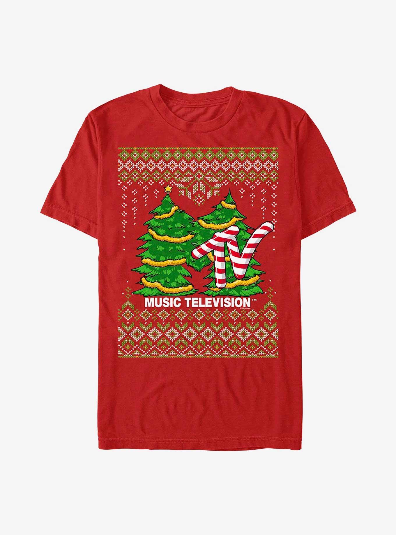 MTV Ugly Holiday Tree T-Shirt | Trending Graphic Tee For Fans