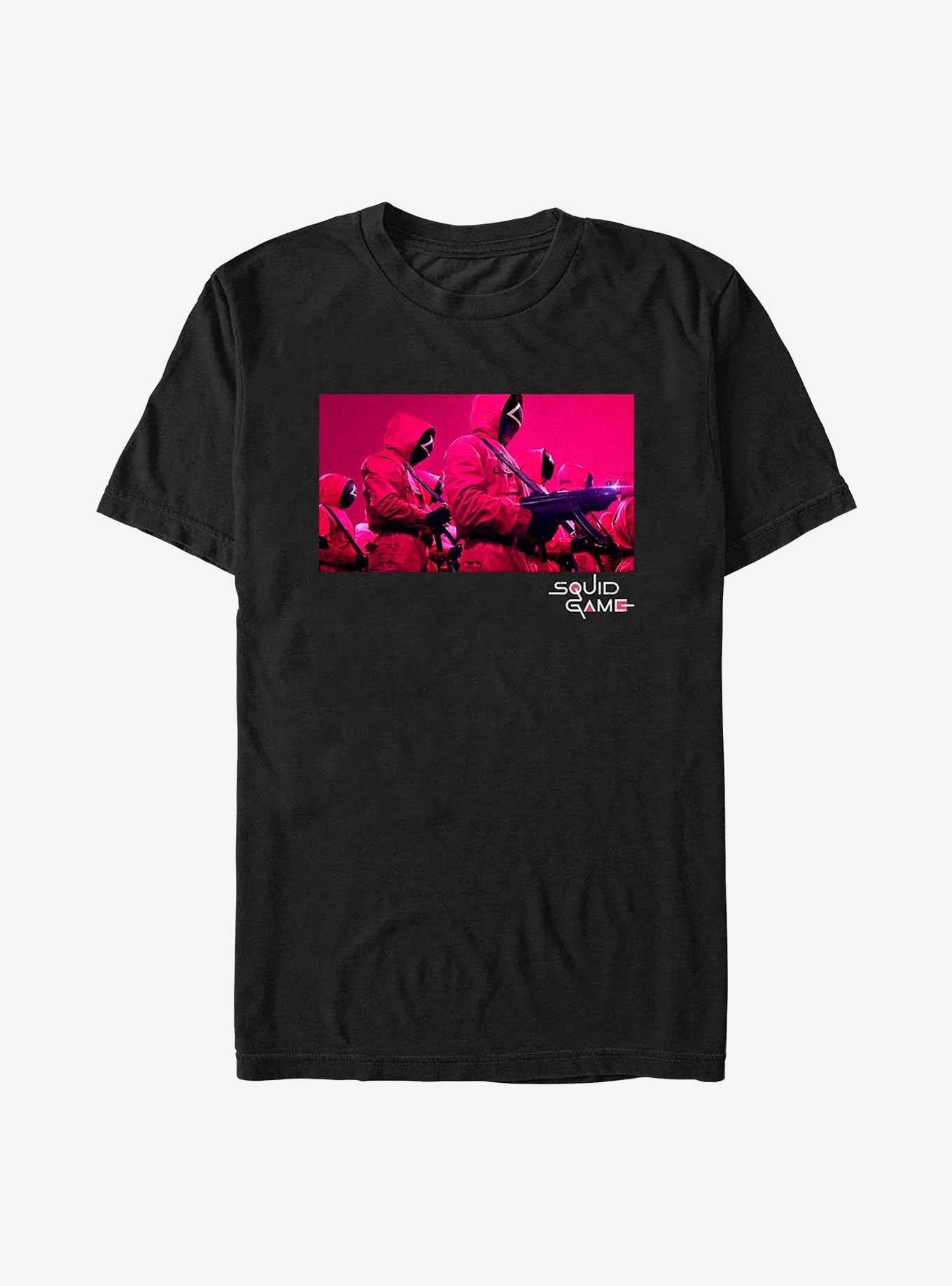 Squid Game Pink Guards T-Shirt | Trending Graphic Tee For Fans