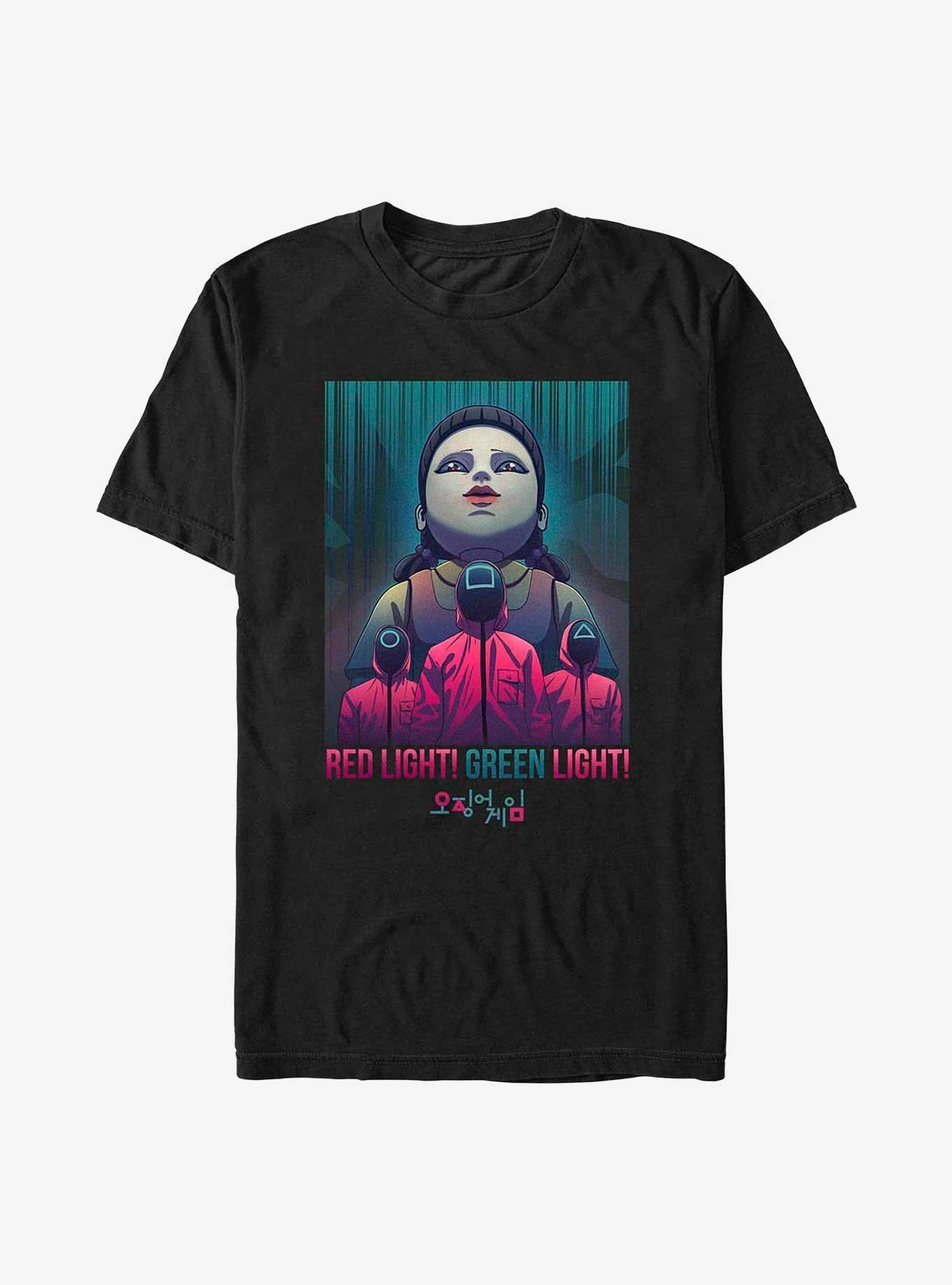 Squid Game Red Light Eyes T-Shirt | Trending Graphic Tee For Fans