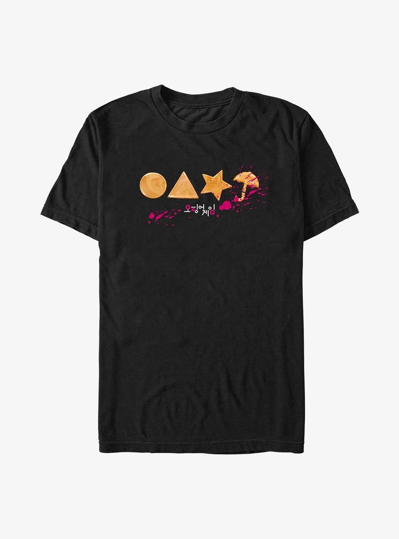 Squid Game Splatter Cookies T-Shirt | Trending Graphic Tee For Fans
