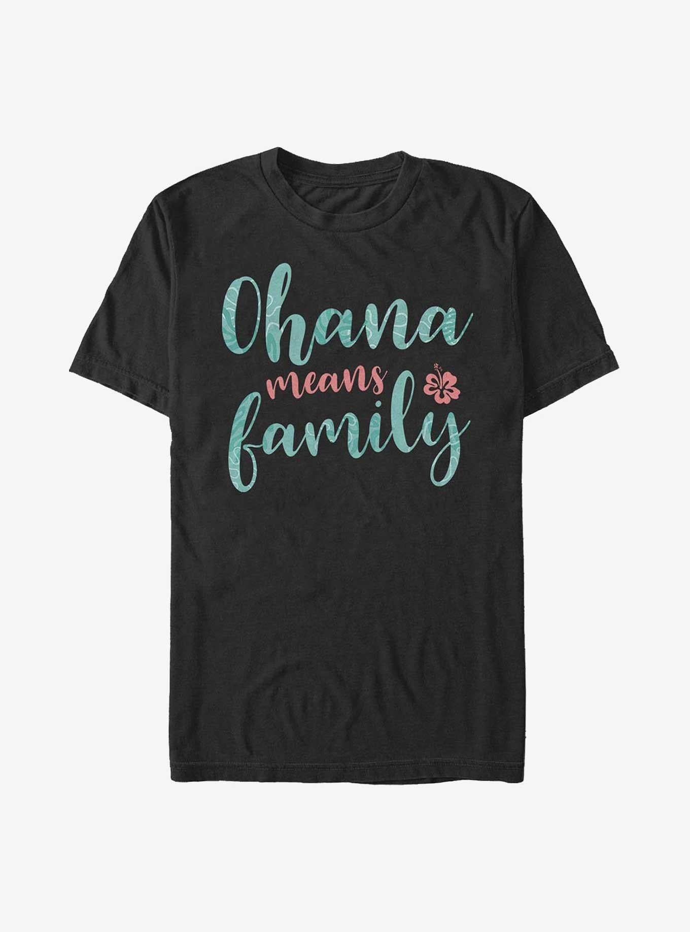 Disney Lilo & Stitch Ohana Script T-Shirt | Trending Graphic Tee For Fans