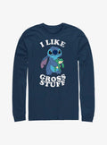 Disney Lilo & Stitch I Like Gross Stuff Stitch Long-Sleeve T-Shirt | Trending Graphic Tee For Fans