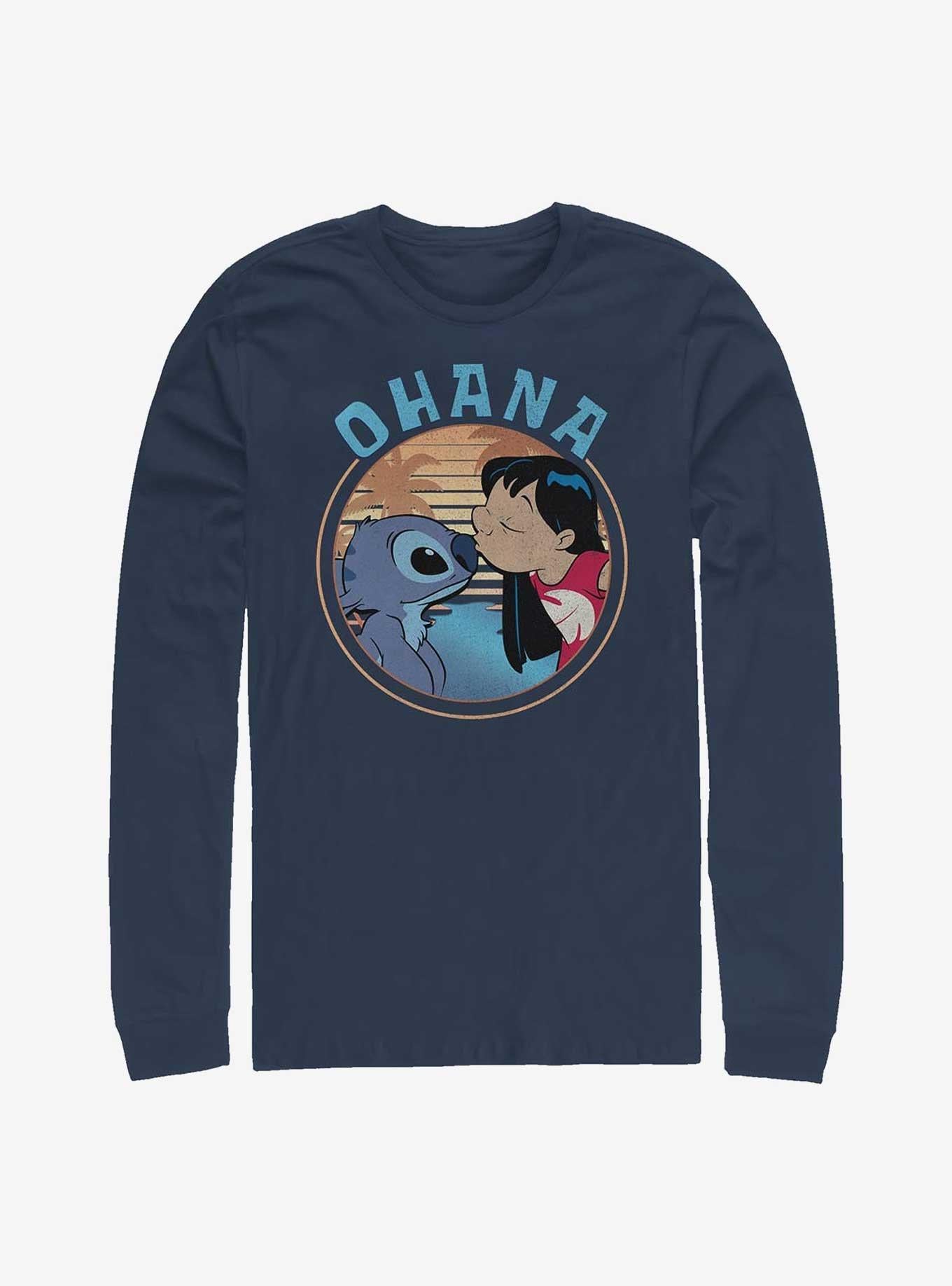 Disney Lilo & Stitch Ohana Frame Long-Sleeve T-Shirt | Trending Graphic Tee For Fans