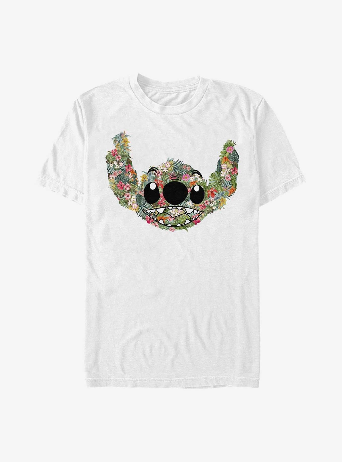 Disney Lilo & Stitch Floral T-Shirt | Trending Graphic Tee For Fans