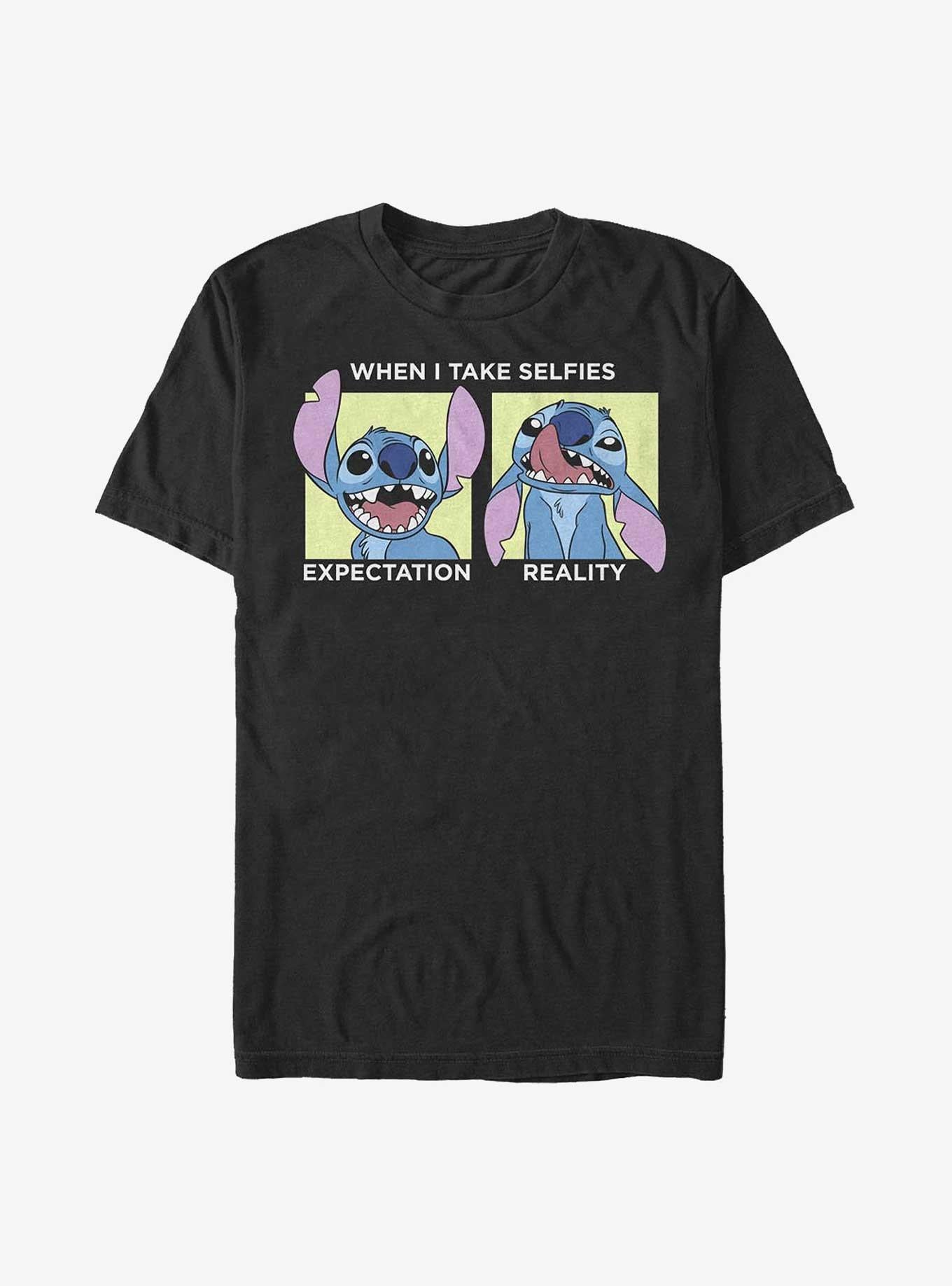 Disney Lilo & Stitch Selfie T-Shirt | Trending Graphic Tee For Fans