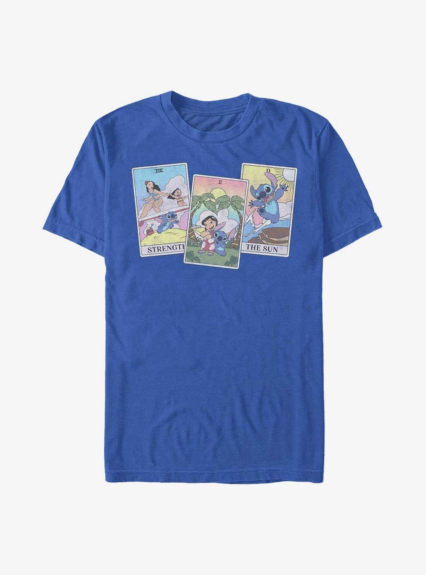 Disney Lilo & Stitch Tarot Cards T-Shirt | Trending Graphic Tee For Fans