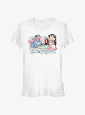 Disney Lilo & Stitch Duo Records Girls T-Shirt | Trending Graphic Tee For Fans