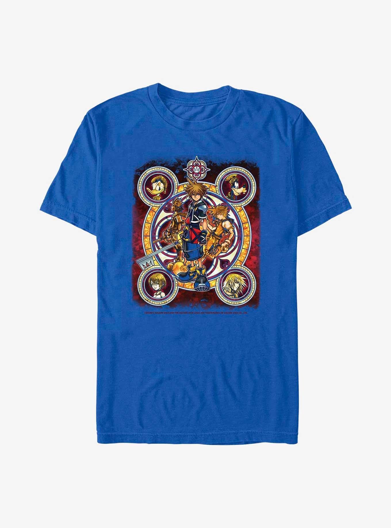 Disney Kingdom Hearts Group Circle Kingdome T-Shirt | Trending Graphic Tee For Fans