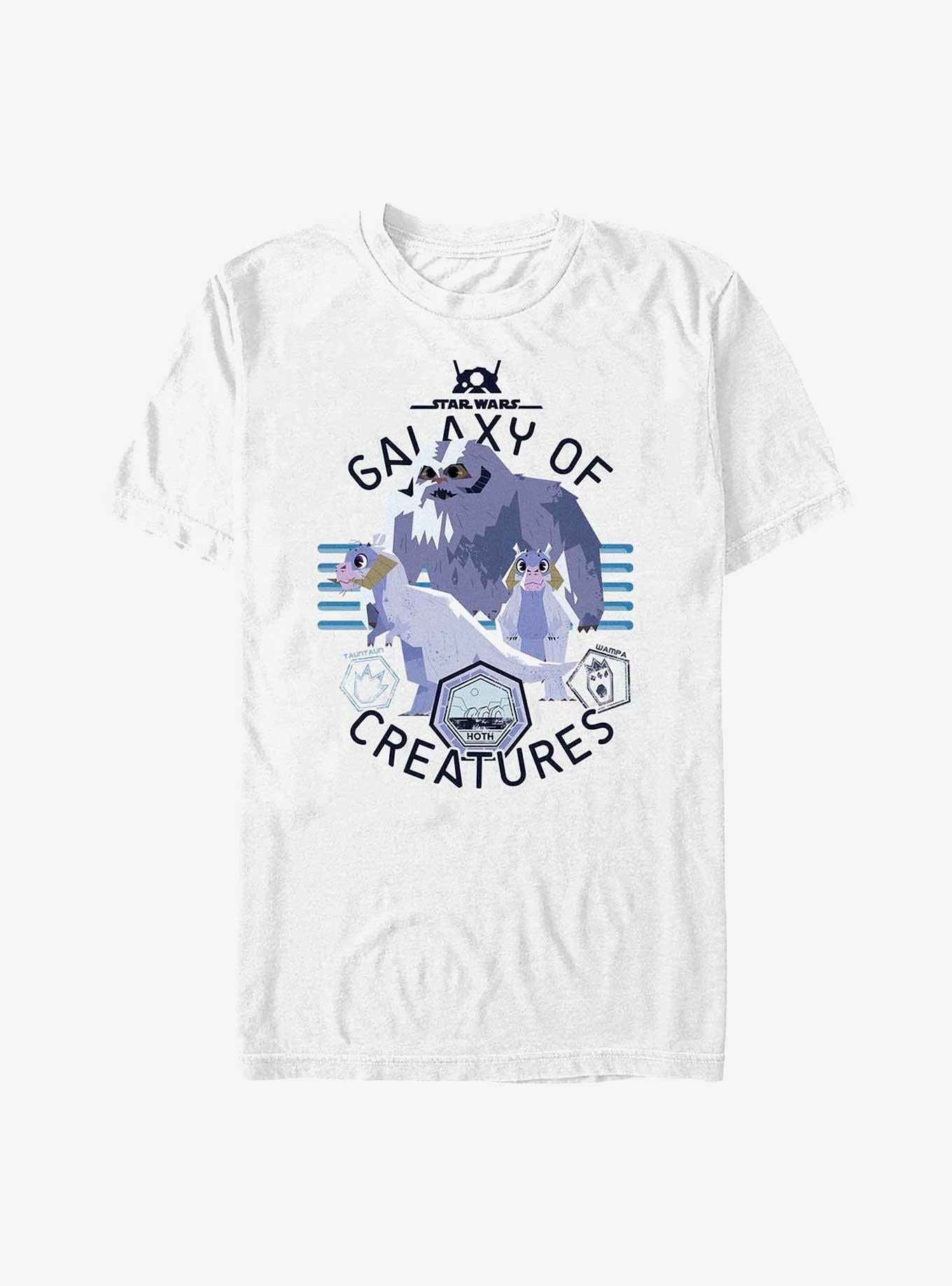Star Wars Galaxy Of Creatures Hoth Native Habits T-Shirt | Trending Graphic Tee For Fans