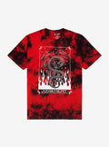 Dragon Tarot Card Tie-Dye Boyfriend Fit Girls T-Shirt | Trending Graphic Tee For Fans