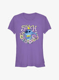 Disney Lilo & Stich Springy Stitch Girls T-Shirt | Trending Graphic Tee For Fans