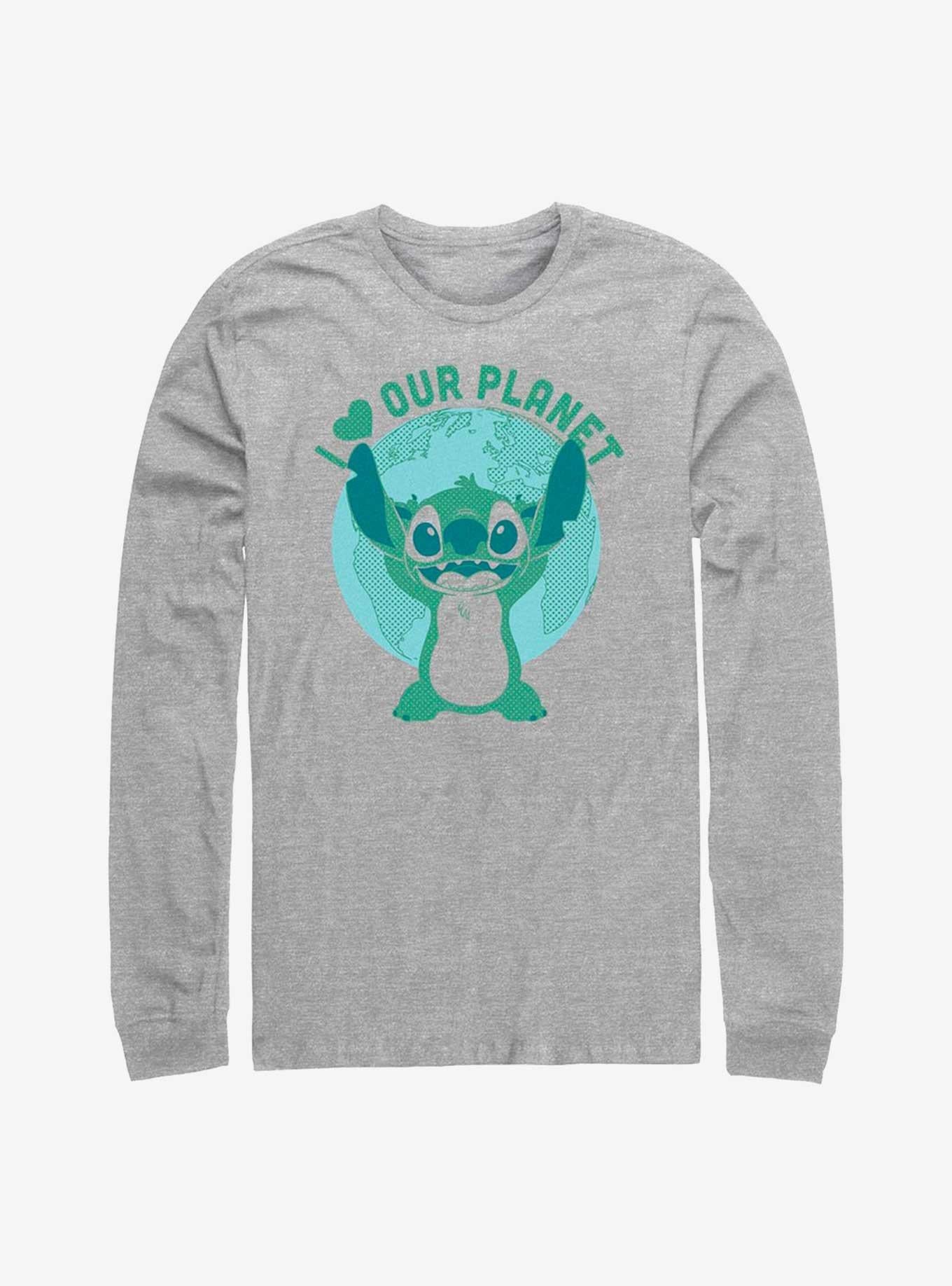 Disney Lilo & Stitch Love Our Planet Long Sleeve T-Shirt | Trending Graphic Tee For Fans
