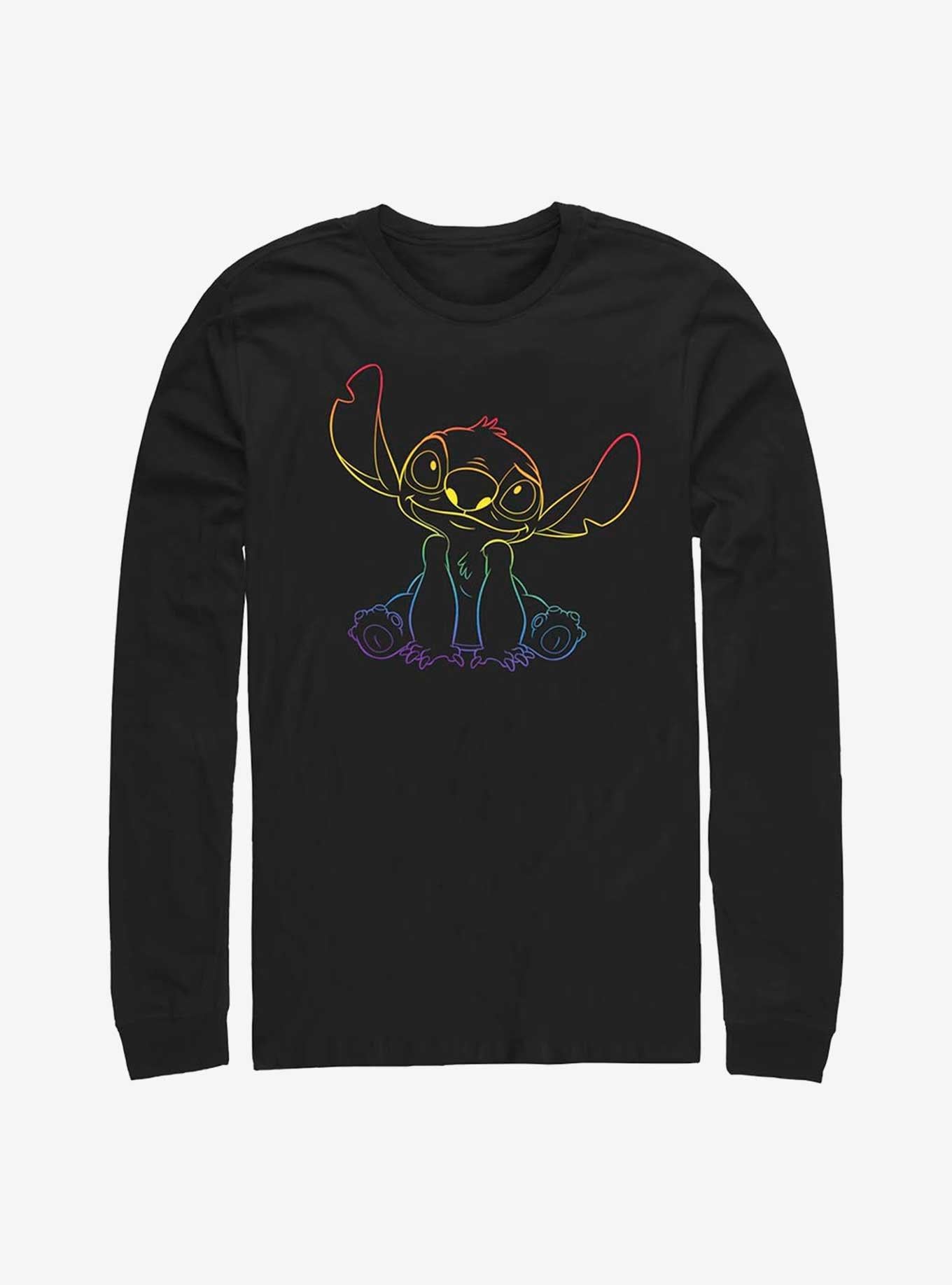 Disney Lilo & Stitch Pride Stitch Long Sleeve T-Shirt | Trending Graphic Tee For Fans