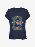 Disney Aladdin Jasmine Badge 30th Anniversary Girls T-Shirt | Trending Graphic Tee For Fans