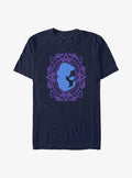 Disney Aladdin Jasmine Flower Frame Silhouette T-Shirt | Trending Graphic Tee For Fans