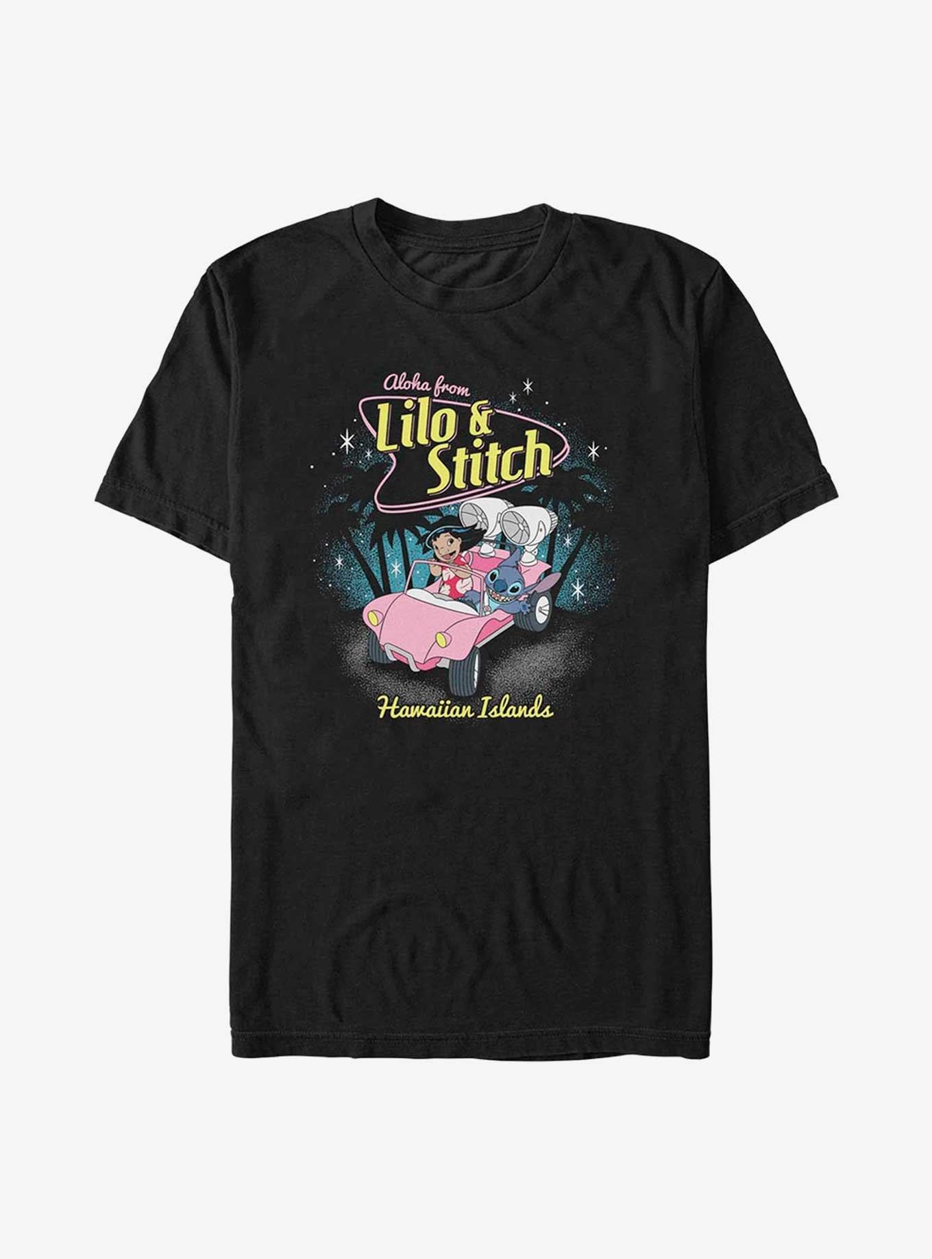 Disney Lilo & Stitch Aloha From Hawaiian Islands T-Shirt | Trending Graphic Tee For Fans