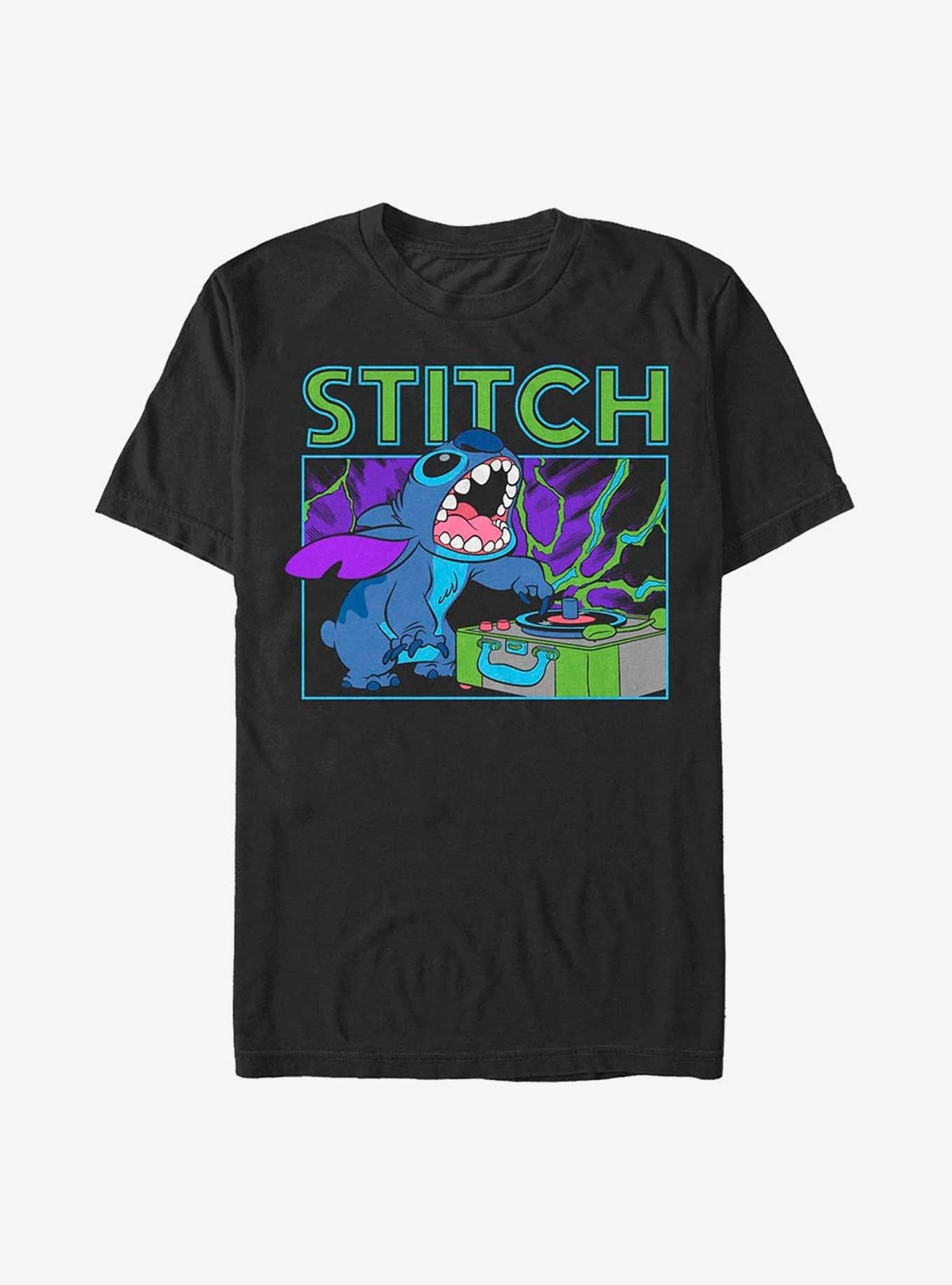 Disney Lilo & Stitch Record Scratch T-Shirt | Trending Graphic Tee For Fans
