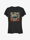 Disney Lilo & Stitch Says Aloha Girls T-Shirt | Trending Graphic Tee For Fans