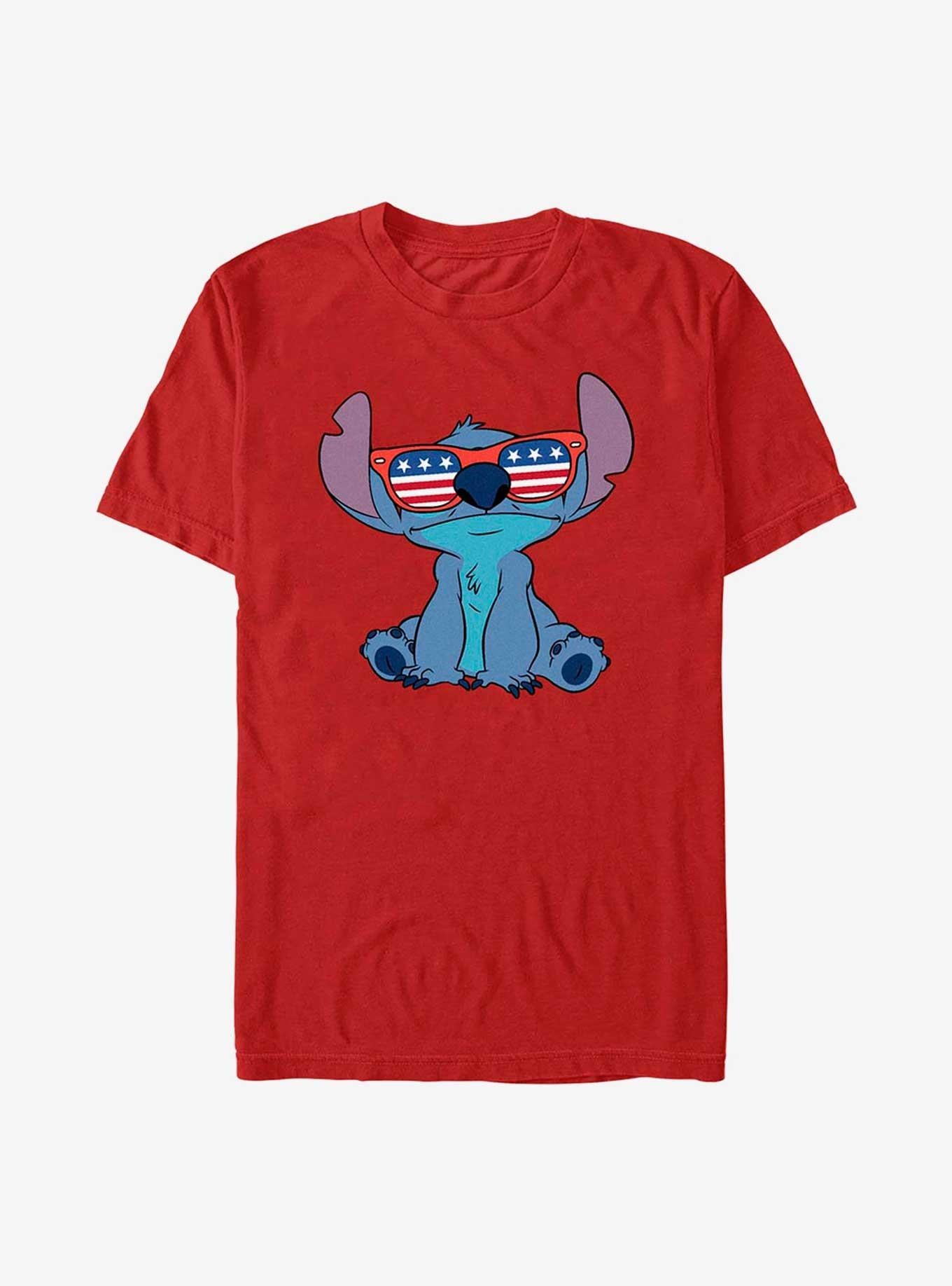 Disney Lilo & Stitch American Sunglasses T-Shirt | Trending Graphic Tee For Fans