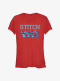Disney Lilo & Stitch Multiple Moods Girls T-Shirt | Trending Graphic Tee For Fans