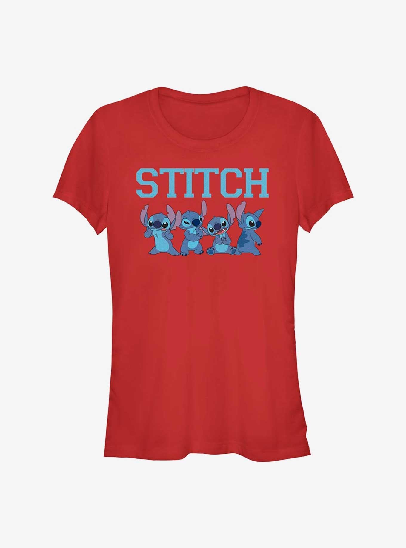 Disney Lilo & Stitch Multiple Moods Girls T-Shirt | Trending Graphic Tee For Fans