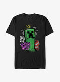 Minecraft Crowned Creeper T-Shirt | Trending Graphic Tee For Fans